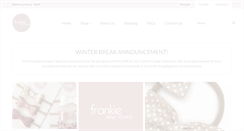 Desktop Screenshot of frankiemydear.com